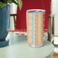 Nigerian Aso Oke African Ethnic Stripes Tumbler Cup
