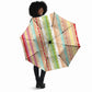 Nigerian Aso Oke African Ethnic Stripes Umbrella