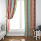 Nigerian Aso Oke African Ethnic Stripes Window Curtain