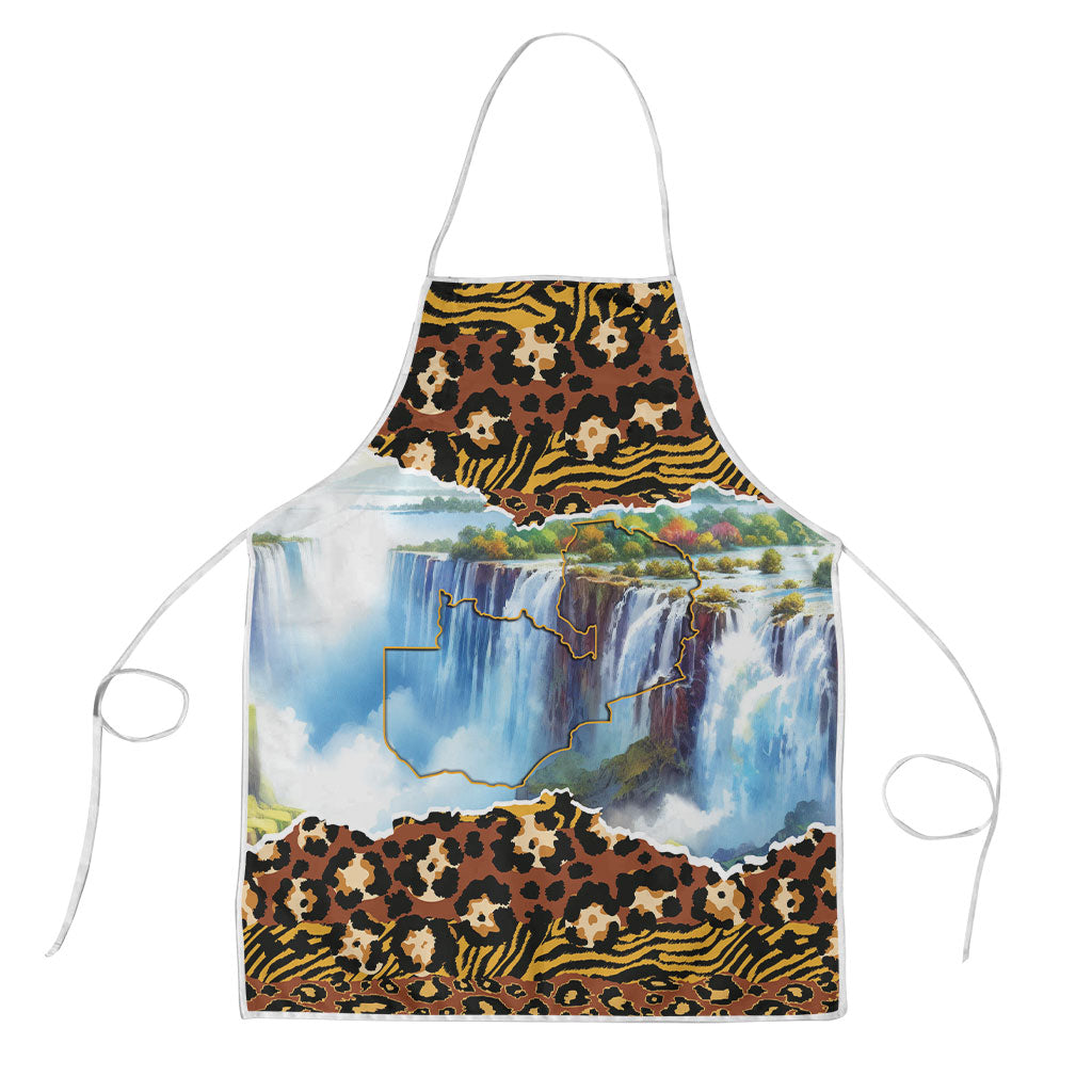 Zambian Heritage Independence 1964 Apron Traditional African Seamless Pattern