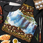 Zambian Heritage Independence 1964 Apron Traditional African Seamless Pattern