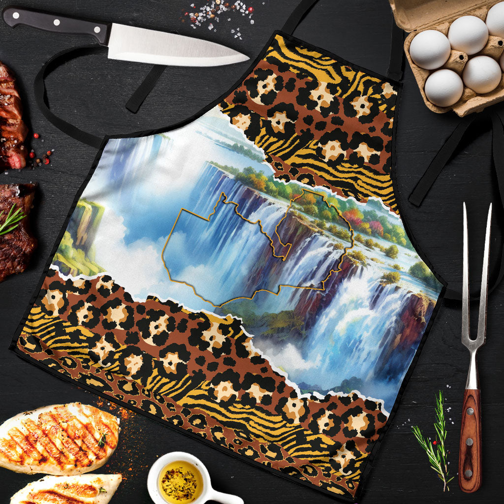 Zambian Heritage Independence 1964 Apron Traditional African Seamless Pattern