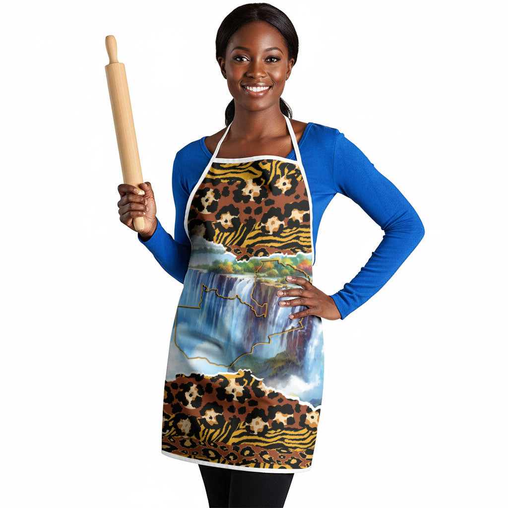 Zambian Heritage Independence 1964 Apron Traditional African Seamless Pattern