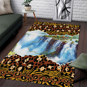 Zambian Heritage Independence 1964 Area Rug Traditional African Seamless Pattern