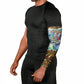 Zambian Heritage Independence 1964 Arm Sleeves Traditional African Seamless Pattern