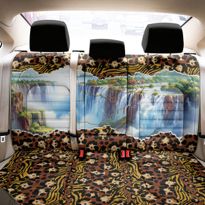 Zambian Heritage Independence 1964 Back Car Seat Cover Traditional African Seamless Pattern