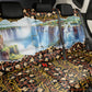 Zambian Heritage Independence 1964 Back Car Seat Cover Traditional African Seamless Pattern