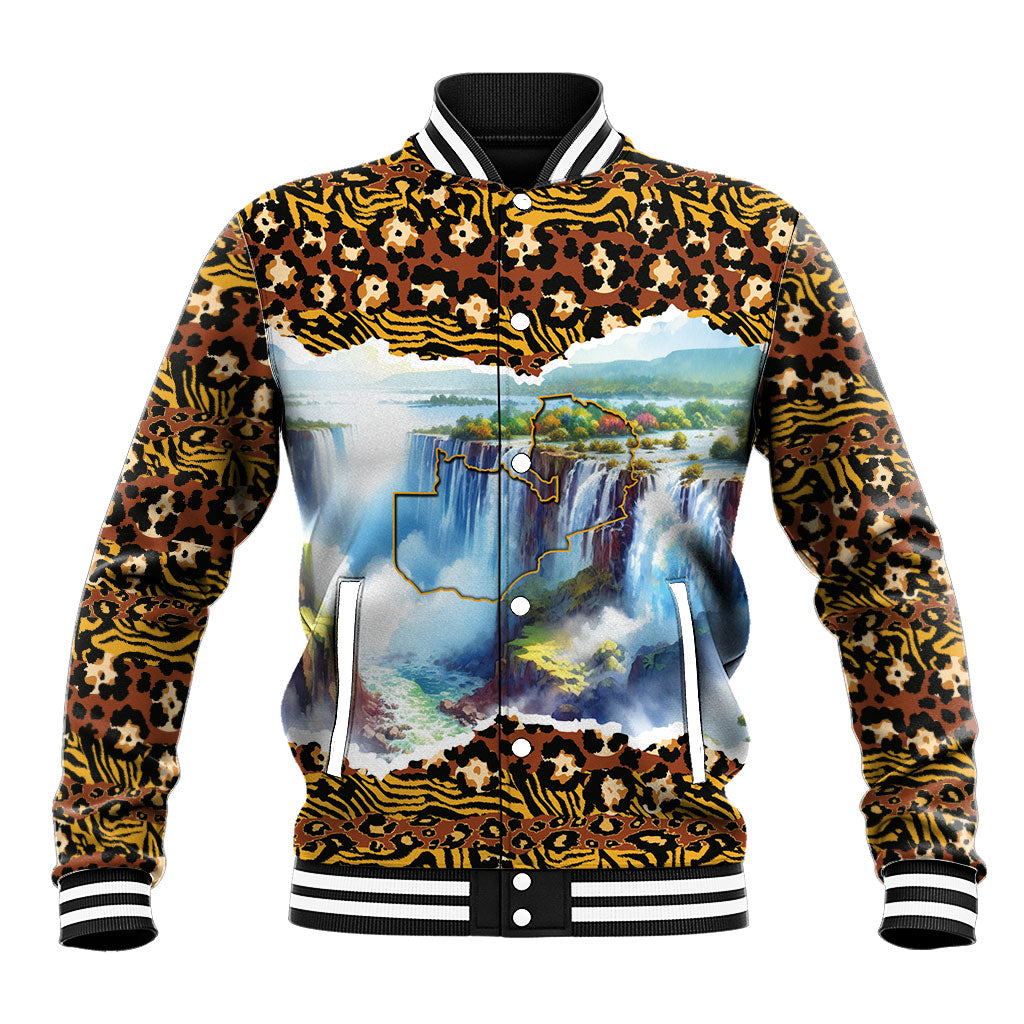 Zambian Heritage Independence 1964 Baseball Jacket Traditional African Seamless Pattern