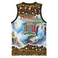 Zambian Heritage Independence 1964 Basketball Jersey Traditional African Seamless Pattern