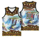 Zambian Heritage Independence 1964 Basketball Jersey Traditional African Seamless Pattern