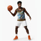 Zambian Heritage Independence 1964 Basketball Jersey Traditional African Seamless Pattern