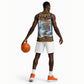 Zambian Heritage Independence 1964 Basketball Jersey Traditional African Seamless Pattern