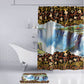 Zambian Heritage Independence 1964 Bathroom Set Traditional African Seamless Pattern