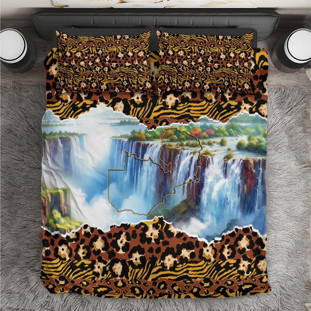 Zambian Heritage Independence 1964 Bedding Set Traditional African Seamless Pattern