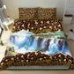 Zambian Heritage Independence 1964 Bedding Set Traditional African Seamless Pattern