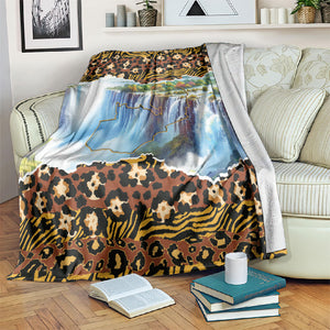 Zambian Heritage Independence 1964 Blanket Traditional African Seamless Pattern