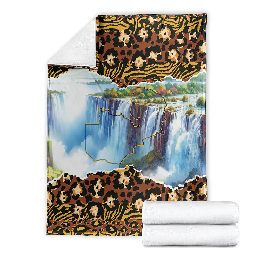 Zambian Heritage Independence 1964 Blanket Traditional African Seamless Pattern