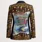 Zambian Heritage Independence 1964 Blazer Traditional African Seamless Pattern
