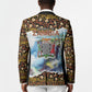 Zambian Heritage Independence 1964 Blazer Traditional African Seamless Pattern