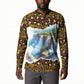 Zambian Heritage Independence 1964 Button Sweatshirt Traditional African Seamless Pattern