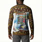Zambian Heritage Independence 1964 Button Sweatshirt Traditional African Seamless Pattern