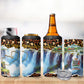 Zambian Heritage Independence 1964 4 in 1 Can Cooler Tumbler Traditional African Seamless Pattern