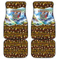 Zambian Heritage Independence 1964 Car Mats Traditional African Seamless Pattern