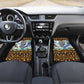 Zambian Heritage Independence 1964 Car Mats Traditional African Seamless Pattern