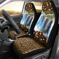 Zambian Heritage Independence 1964 Car Seat Cover Traditional African Seamless Pattern
