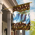 Zambian Heritage Independence 1964 Garden Flag Traditional African Seamless Pattern