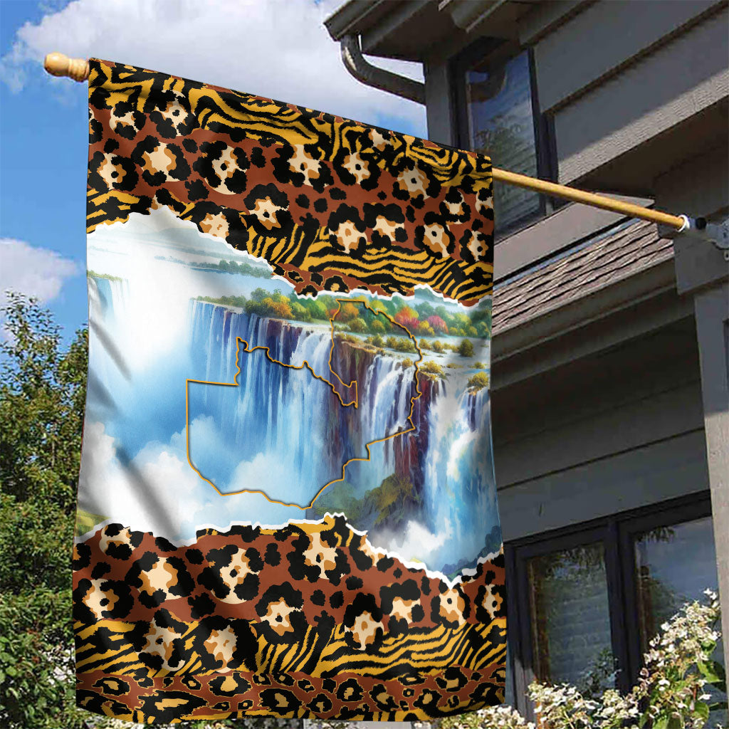 Zambian Heritage Independence 1964 Garden Flag Traditional African Seamless Pattern