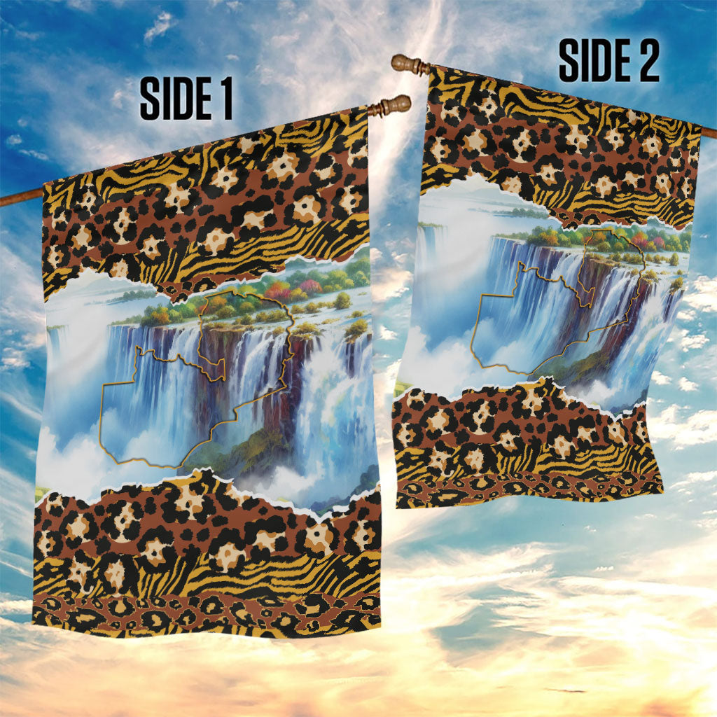 Zambian Heritage Independence 1964 Garden Flag Traditional African Seamless Pattern