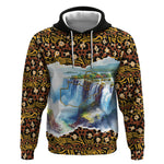 Zambian Heritage Independence 1964 Hoodie Traditional African Seamless Pattern