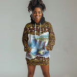 Zambian Heritage Independence 1964 Hoodie Dress Traditional African Seamless Pattern