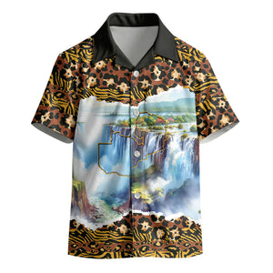 Zambian Heritage Independence 1964 Kid Hawaiian Shirt Traditional African Seamless Pattern