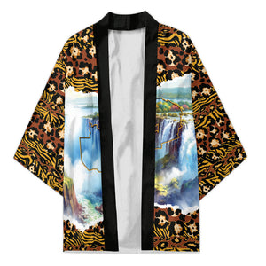 Zambian Heritage Independence 1964 Kimono Traditional African Seamless Pattern