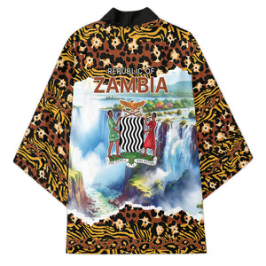 Zambian Heritage Independence 1964 Kimono Traditional African Seamless Pattern