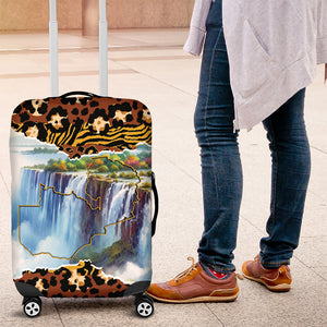 Zambian Heritage Independence 1964 Luggage Cover Traditional African Seamless Pattern