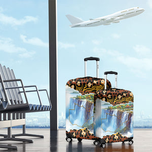 Zambian Heritage Independence 1964 Luggage Cover Traditional African Seamless Pattern