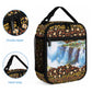 Zambian Heritage Independence 1964 Lunch Bag Traditional African Seamless Pattern