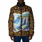 Zambian Heritage Independence 1964 Padded Jacket Traditional African Seamless Pattern