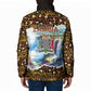 Zambian Heritage Independence 1964 Padded Jacket Traditional African Seamless Pattern
