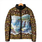 Zambian Heritage Independence 1964 Padded Jacket Traditional African Seamless Pattern