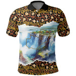 Zambian Heritage Independence 1964 Polo Shirt Traditional African Seamless Pattern
