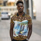 Zambian Heritage Independence 1964 Polo Shirt Traditional African Seamless Pattern