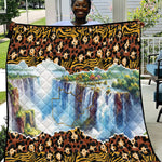 Zambian Heritage Independence 1964 Quilt Traditional African Seamless Pattern