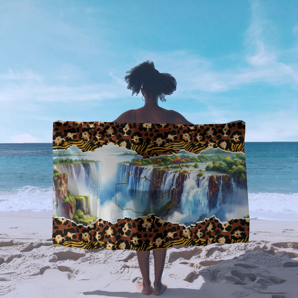 Zambian Heritage Independence 1964 Sarong Traditional African Seamless Pattern