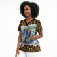 Zambian Heritage Independence 1964 Scrub Top Traditional African Seamless Pattern