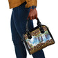 Zambian Heritage Independence 1964 Shoulder Handbag Traditional African Seamless Pattern