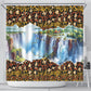 Zambian Heritage Independence 1964 Shower Curtain Traditional African Seamless Pattern
